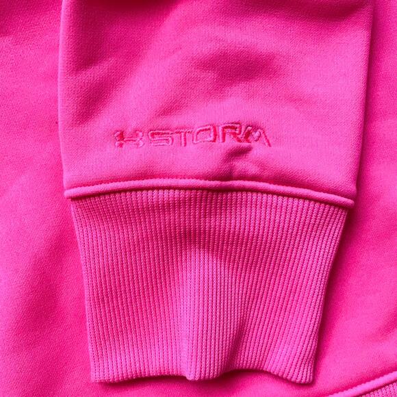 Under Armour bright pink fleece Hoodie NWT - Size S - Picture 5 of 5